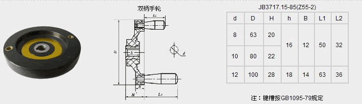 双柄手轮 详情图